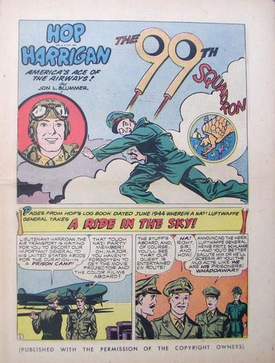 HOP HARRIGAN: THE 99TH SQUADRON - A RIDE IN THE SKY! #nn