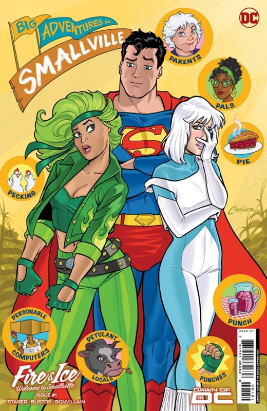FIRE AND ICE WELCOME TO SMALLVILLE #1-RI-B