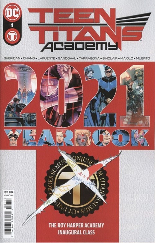 TEEN TITANS ACADEMY 2021 YEARBOOK #1