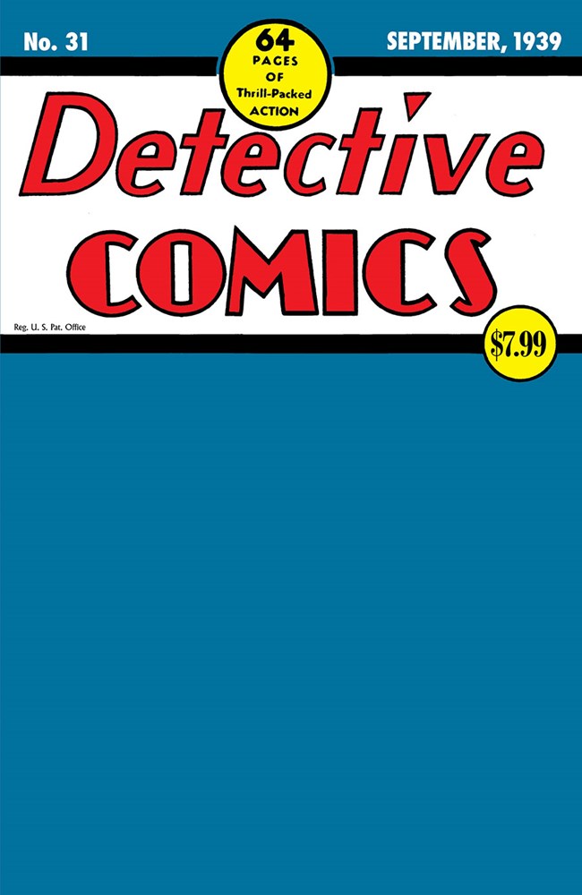DETECTIVE COMICS: FACSIMILE EDITION #31C