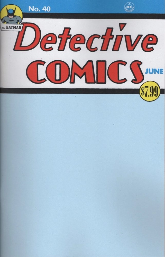 DETECTIVE COMICS: FACSIMILE EDITION #40C