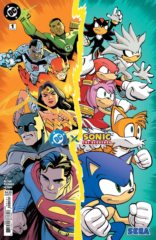 Dc X Sonic The Hedgehog #1B