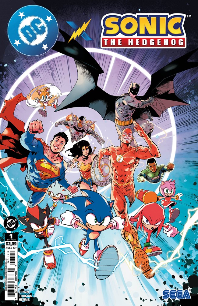 Dc X Sonic The Hedgehog #1-2nd