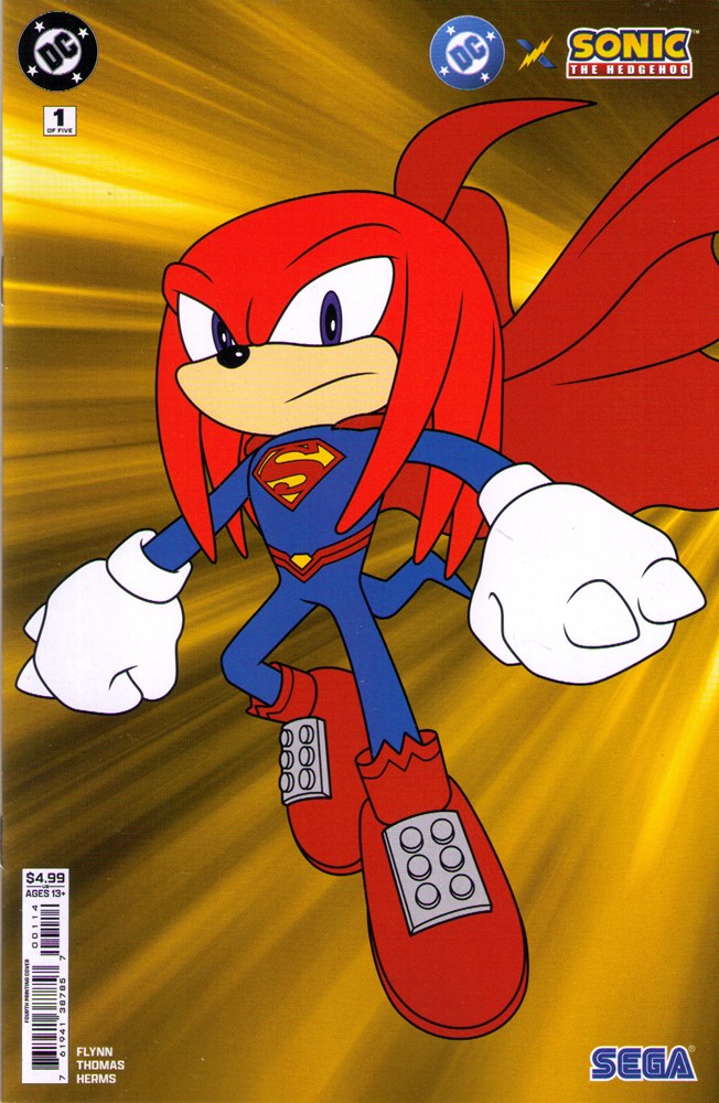 Dc X Sonic The Hedgehog #1-4th
