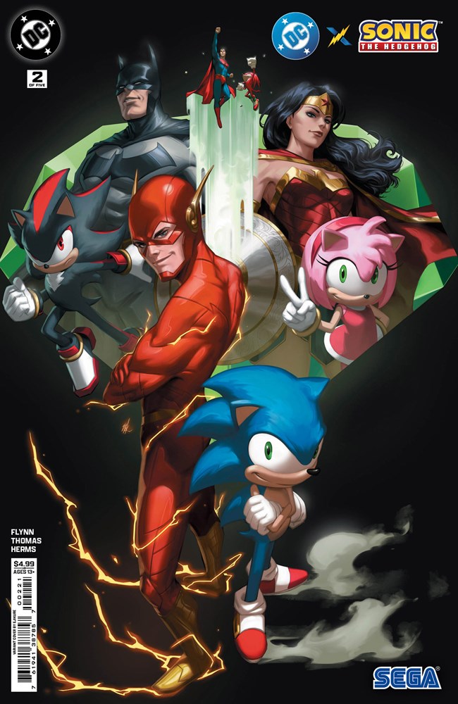 Dc X Sonic The Hedgehog #2B