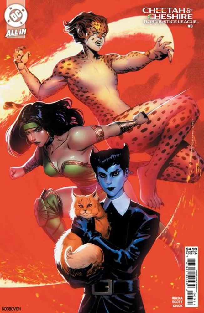 Cheetah And Cheshire Rob The Justice League #3B