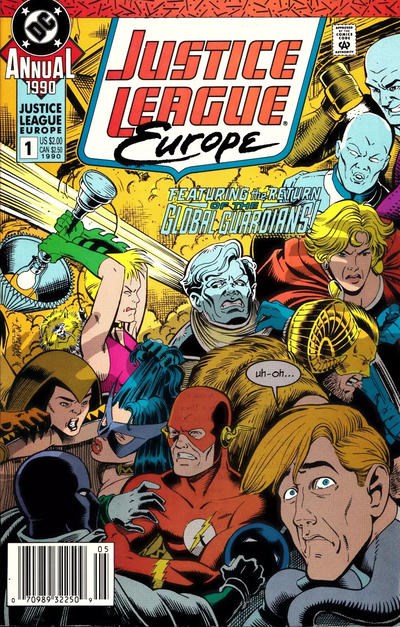 JUSTICE LEAGUE EUROPE ANNUAL #1B