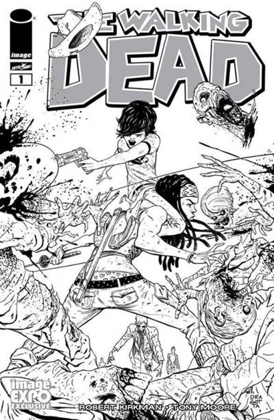 THE WALKING DEAD #1-IMEXPO-B