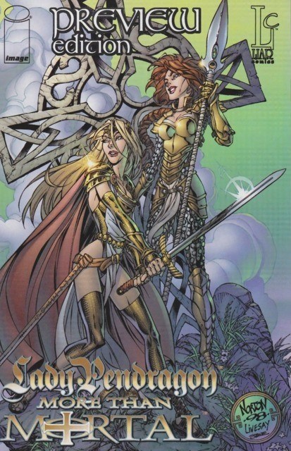 LADY PENDRAGON / MORE THAN MORTAL #PREVIEW