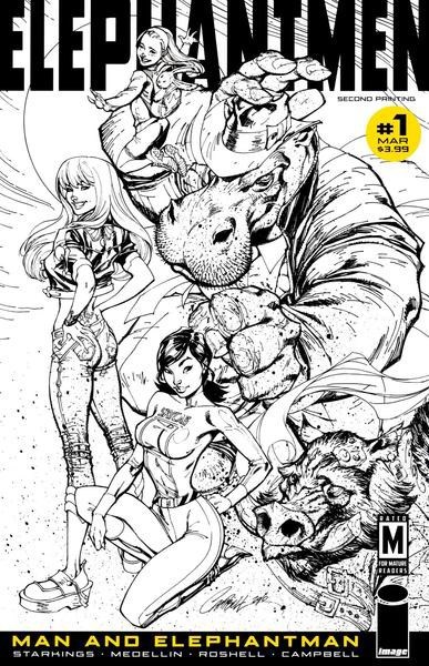 ELEPHANTMEN: MAN AND ELEPHANTMAN #1-2nd