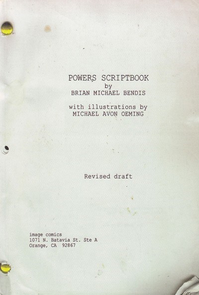 POWERS SCRIPTBOOK #1