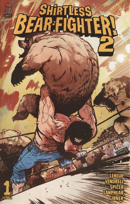 Shirtless Bear-Fighter 2 #1-RI-B