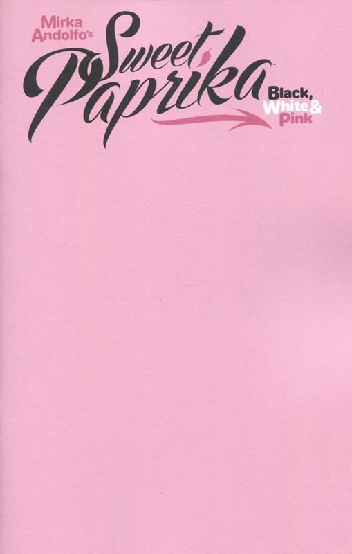 MIRKA ANDOLFO'S SWEET PAPRIKA BLACK, WHITE & PINK #1I