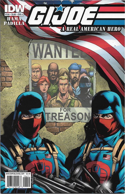 G.I. JOE: A REAL AMERICAN HERO #156B