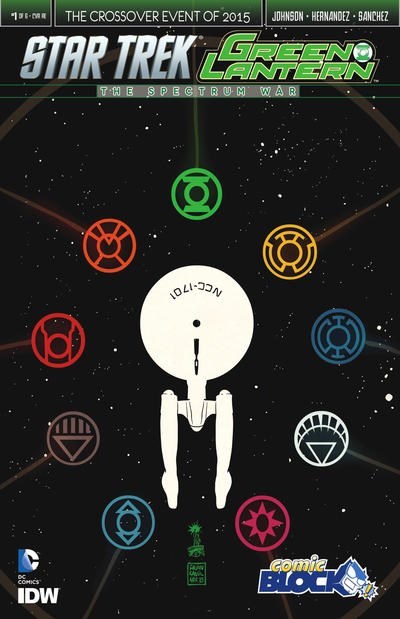 STAR TREK/GREEN LANTERN #1-BLOCK
