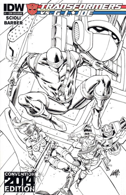 TRANSFORMERS VS. G.I. JOE #1-SDCC-H
