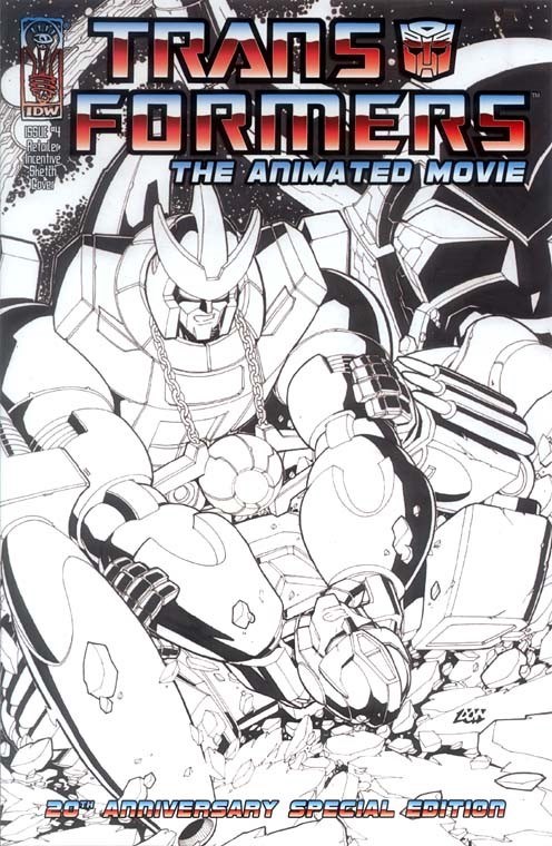 TRANSFORMERS: ANIMATED MOVIE ADAPTATION #4B