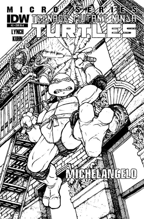 TEENAGE MUTANT NINJA TURTLES MICROSERIES: MICHELANGELO #2C