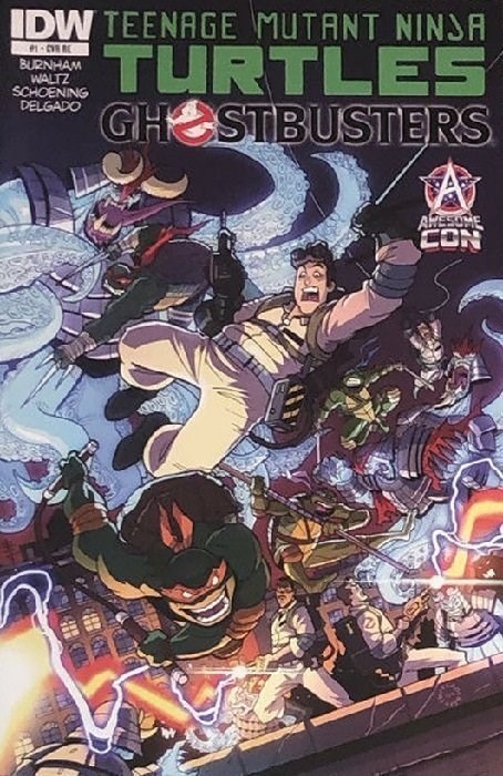 TEENAGE MUTANT NINJA TURTLES/GHOSTBUSTERS #1-AWE