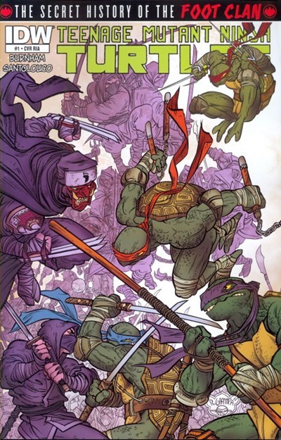 TEENAGE MUTANT NINJA TURTLES: THE SECRET HISTORY OF THE FOOT CLAN #1-RI