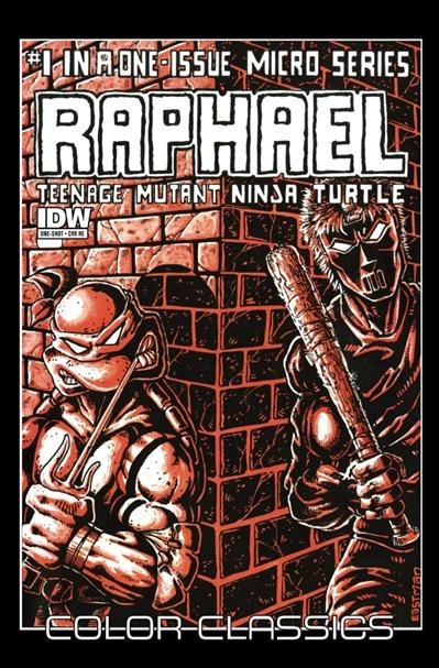TEENAGE MUTANT NINJA TURTLES COLOR CLASSICS: RAPHAEL MICRO-SERIES ONE SHOT #1-JETP