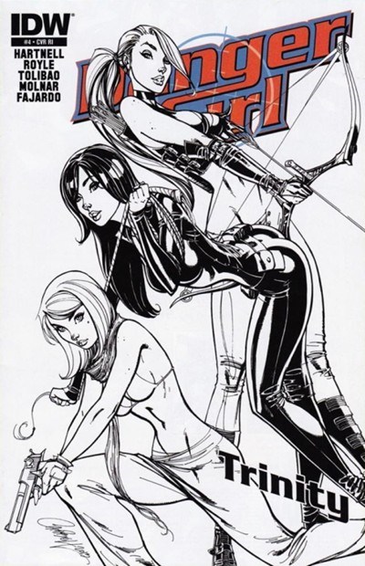 DANGER GIRL: TRINITY #4-RI-B