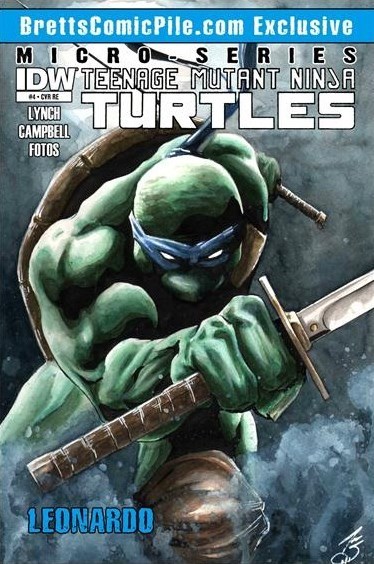 TEENAGE MUTANT NINJA TURTLES MICROSERIES: LEONARDO #4E
