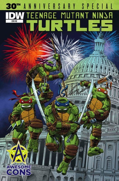 TEENAGE MUTANT NINJA TURTLES: 30TH ANNIVERSARY SPECIAL #1-AWE