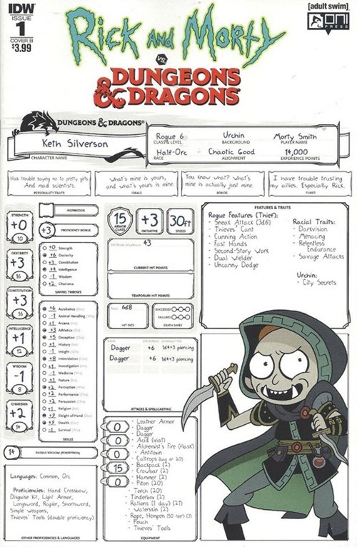 RICK AND MORTY VS. DUNGEONS & DRAGONS #1B