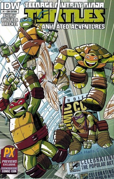TEENAGE MUTANT NINJA TURTLES NEW ANIMATED ADVENTURES #1-SDCC-C