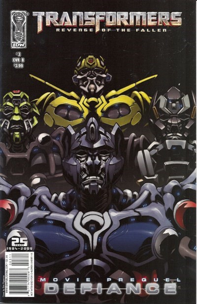 TRANSFORMERS: REVENGE OF THE FALLEN MOVIE PREQUEL - DEFIANCE #3