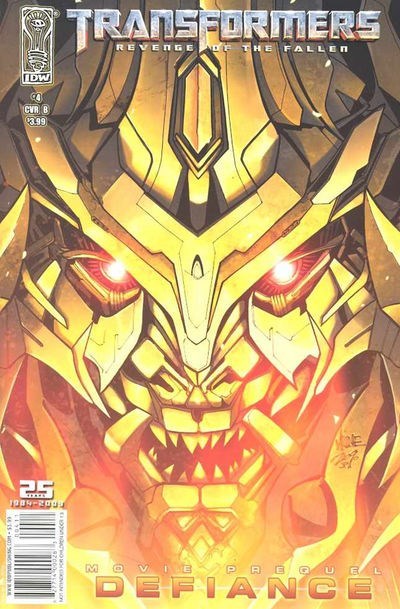 TRANSFORMERS: REVENGE OF THE FALLEN MOVIE PREQUEL - DEFIANCE #4B