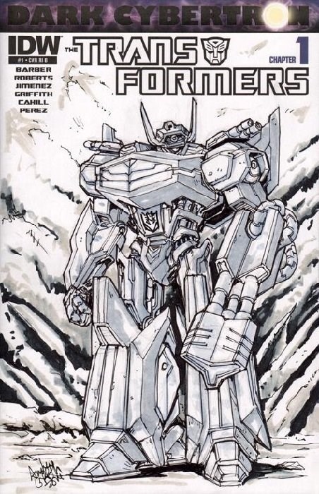 THE TRANSFORMERS: DARK CYBERTRON #1-RI-B