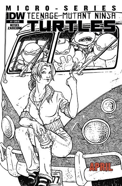TEENAGE MUTANT NINJA TURTLES MICROSERIES: APRIL #7-RI-C
