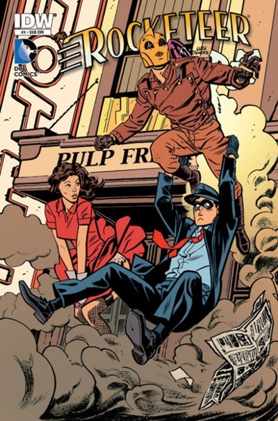 ROCKETEER, THE/THE SPIRIT: PULP FRICTION #4-SUB-B