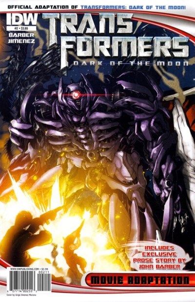 TRANSFORMERS: DARK OF THE MOON MOVIE ADAPTATION #2