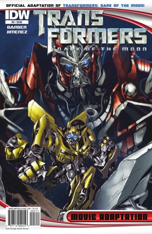TRANSFORMERS: DARK OF THE MOON MOVIE ADAPTATION #3