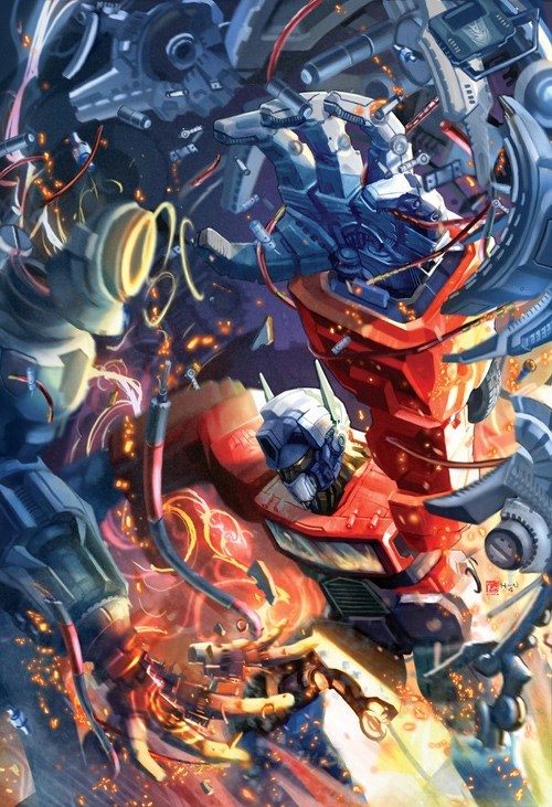 TRANSFORMERS SPOTLIGHT: OPTIMUS PRIME 3D EDITION #1B