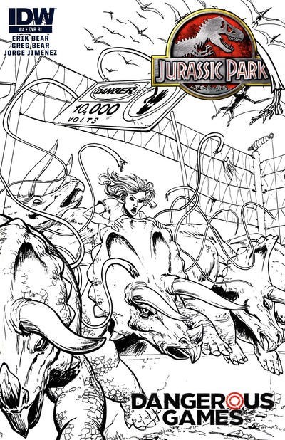 JURASSIC PARK: DANGEROUS GAMES #4-RI-B