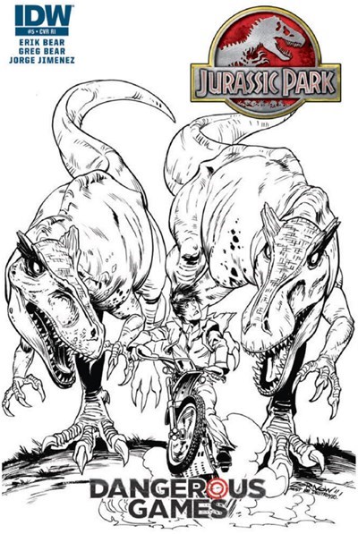 JURASSIC PARK: DANGEROUS GAMES #5-RI-B