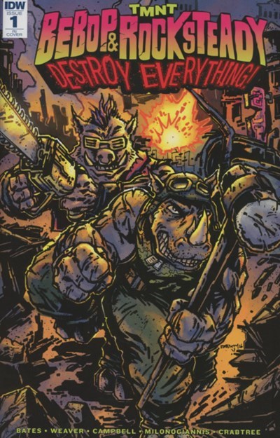 TEENAGE MUTANT NINJA TURTLES BEBOP & ROCKSTEADY DESTROY EVERYTHING #1-RI