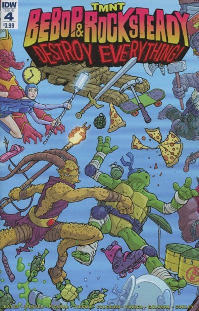 TEENAGE MUTANT NINJA TURTLES BEBOP & ROCKSTEADY DESTROY EVERYTHING #4