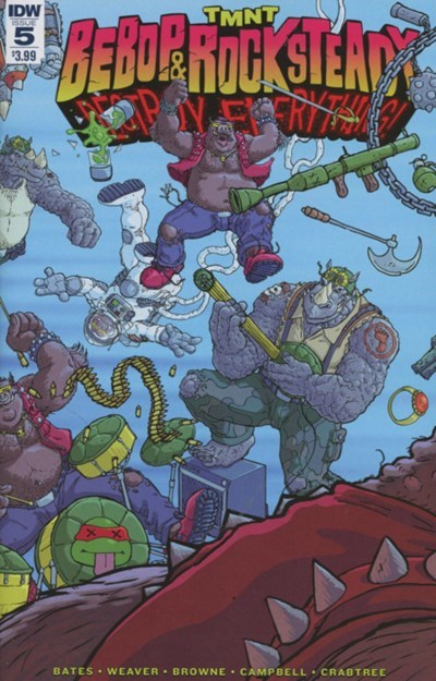 TEENAGE MUTANT NINJA TURTLES BEBOP & ROCKSTEADY DESTROY EVERYTHING #5
