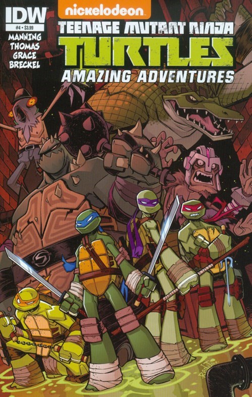 TEENAGE MUTANT NINJA TURTLES AMAZING ADVENTURES #4