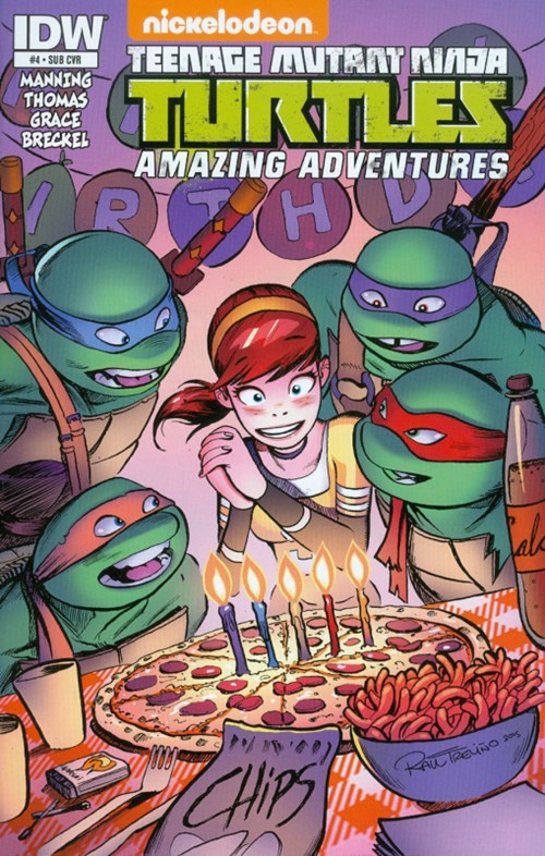 TEENAGE MUTANT NINJA TURTLES AMAZING ADVENTURES #4-SUB