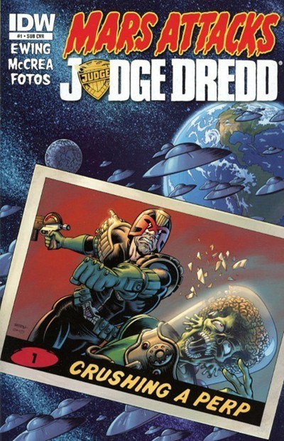 MARS ATTACKS JUDGE DREDD #1-SUB-B