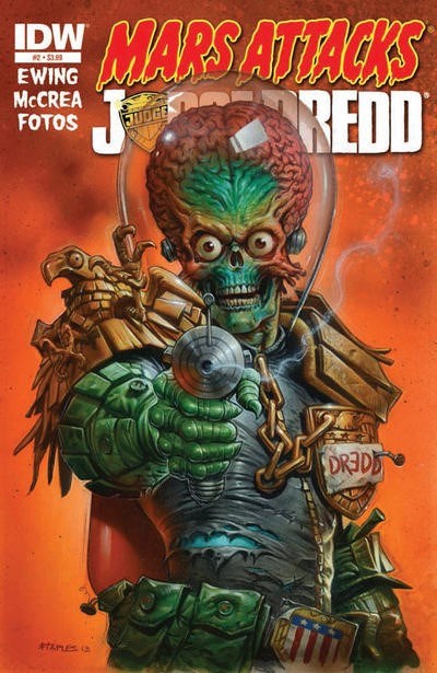 MARS ATTACKS JUDGE DREDD #2