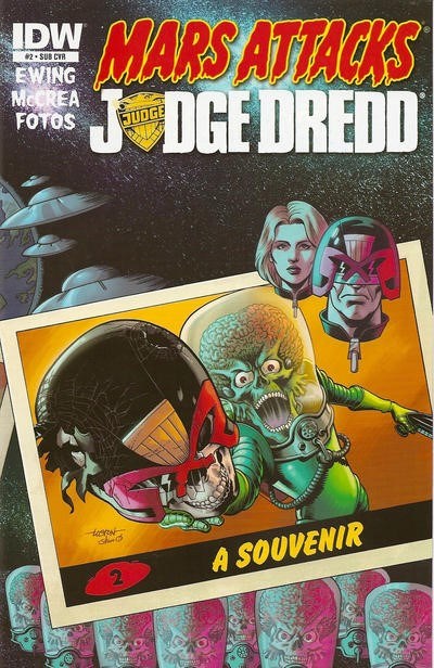 MARS ATTACKS JUDGE DREDD #2-SUB