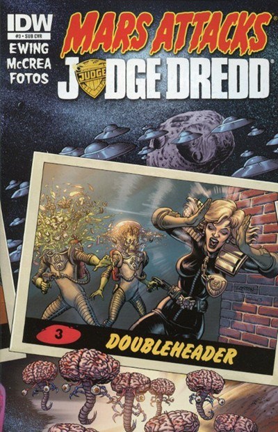 MARS ATTACKS JUDGE DREDD #3-SUB