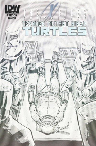 X-FILES / TEENAGE MUTANT NINJA TURTLES: CONSPIRACY #1-SUB